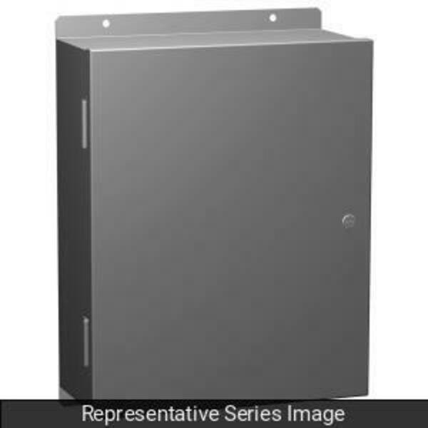 Steel Enclosure, 42 in H, 36 in W, 12 in D, NEMA 1, Hinged, Hammond, Mfr#: 1420S12